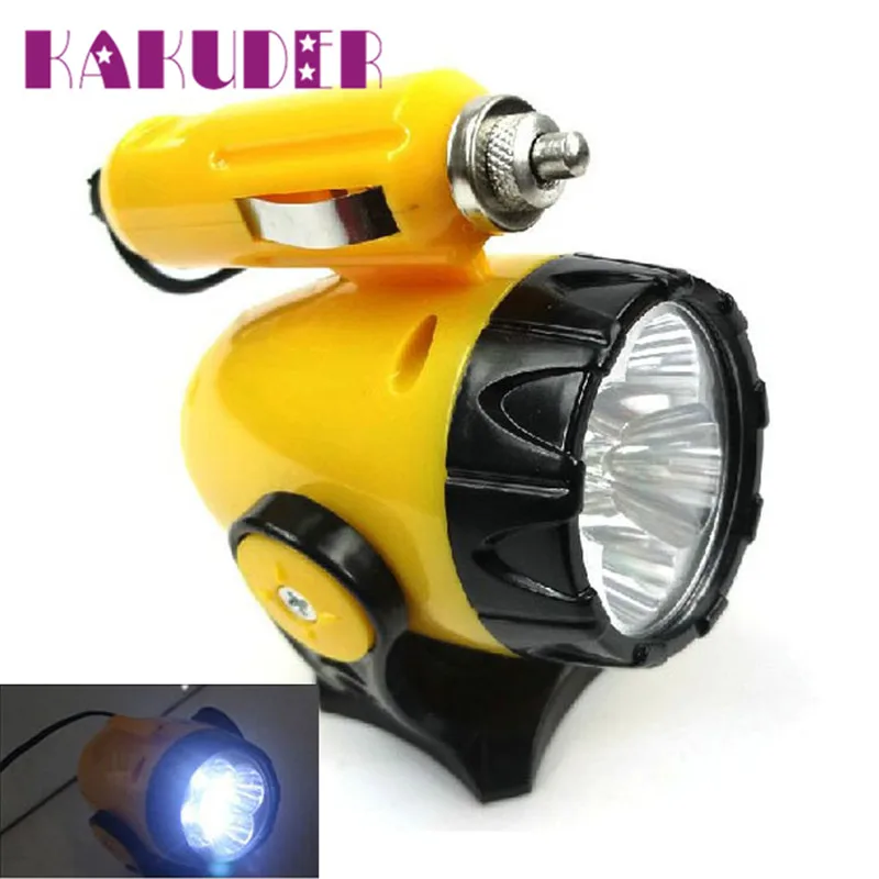 

AUTO New Car 12V 5LED Interior LED bulbs Cigarette Lighter Magnetic Emergency Work Troubleshooting Light car styling Au 05