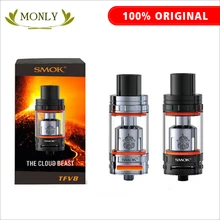 SMOK TFV8 Atomizer 6 0ml TFV8 Cloud Beast Tank With V8 T8 V8 Q4 Coil Head