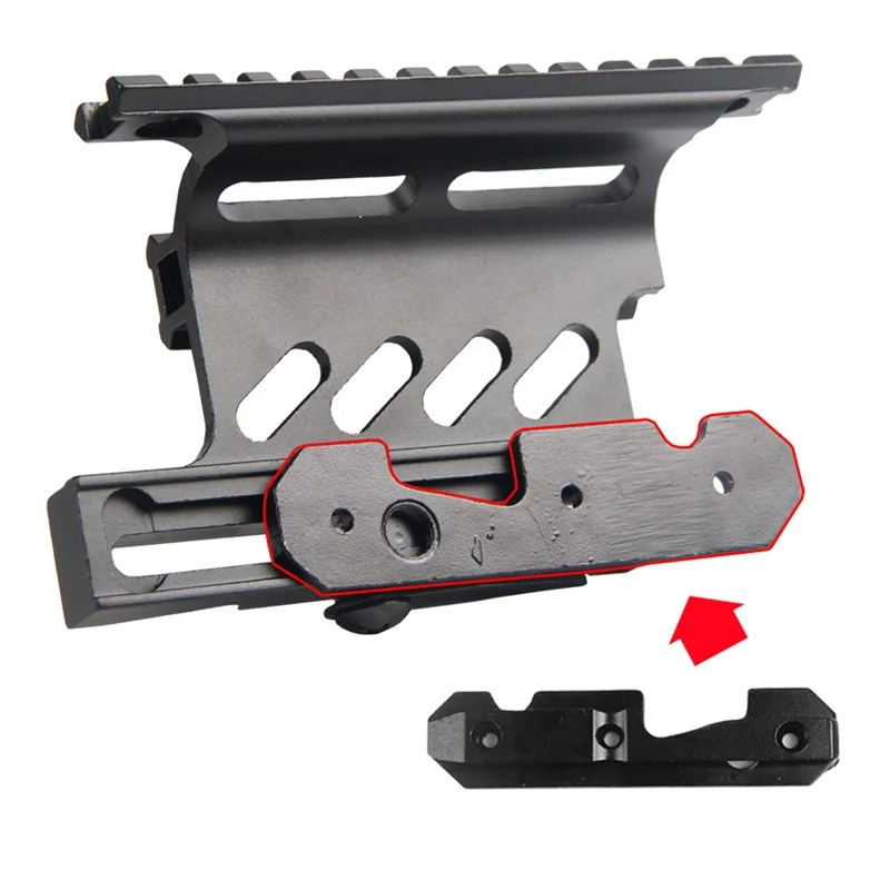 Picatinny السكك الحديدية ويفر التكتيكية الادسنس ak 47 نطاق جبل qd السريع detchable ضعف الجانب مع المعادن تتوافق محول Picatinny السكك الحديدية ويفر التكتيكية الادسنس ak 47 نطاق جبل qd السريع detchable ضعف الجانب مع المعادن تتوافق محول
