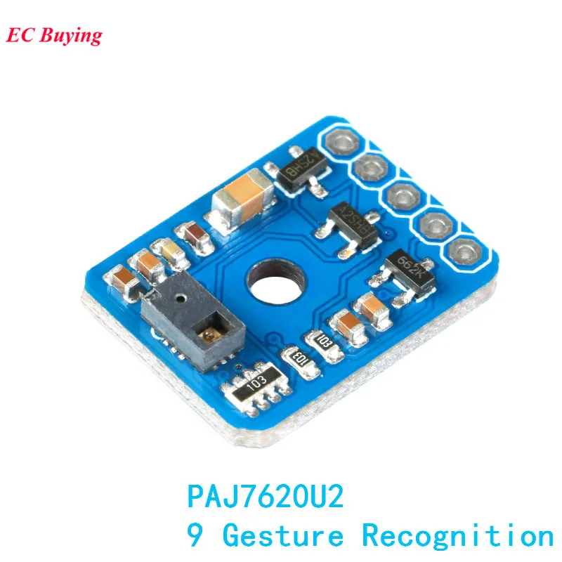 PAJ7620U2 модуль датчика распознавания жестов DIY IIC I2C 9 плата для Arduino электронный