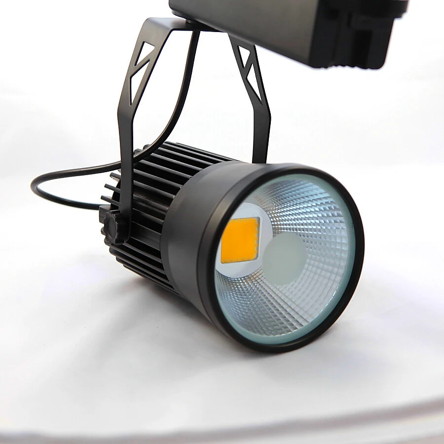 Faixa de Luz Luzes para Sapatos de Pano Pode Escurecido 30 w Cob Led Ac85-265v Ferroviário Lâmpadas Recesso Lojas Frete Grátis 6 Pçs Ser 6 cob led faixa de luz AC85-265V led
