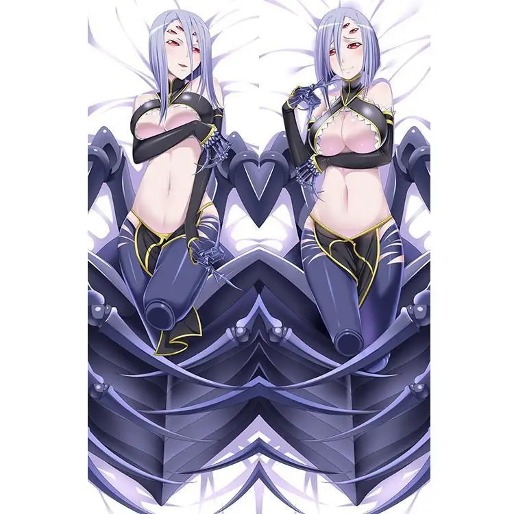 

Japanese Anime Monster Musume no Iru Nichijou Rachnera Throw Otaku Dakimakura Gifts Bedding Hugging Body Pillow Case 150x50 CM