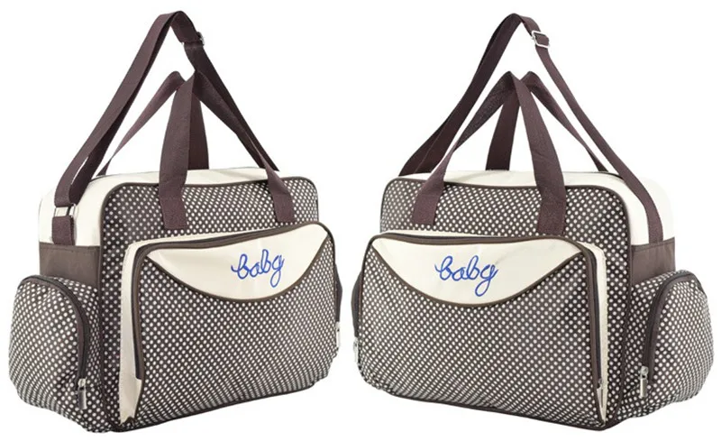 MOTOHOOD Baby Diaper Bag Organizer Baby Care Carriage Bag For Stroller Fashion Dot Multifunction Baby Bags For Mom 451530cm (11)