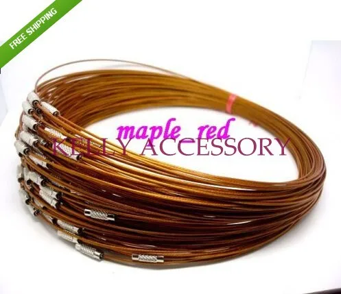 Ожерелье чокер из кофейной проволоки с застежкой 18 дюймов 50 шт.|jewellery name|necklace