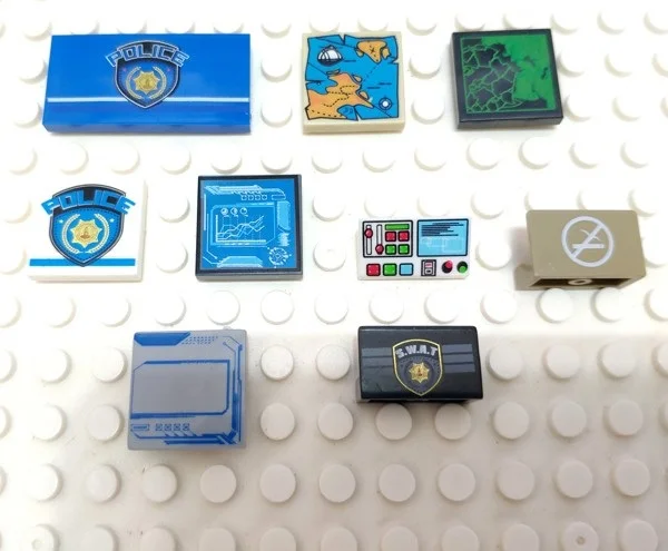 

MOC Console Display weapons MINI figures original toys swat military accessories playmobil DIY Building Blocks brinquedos