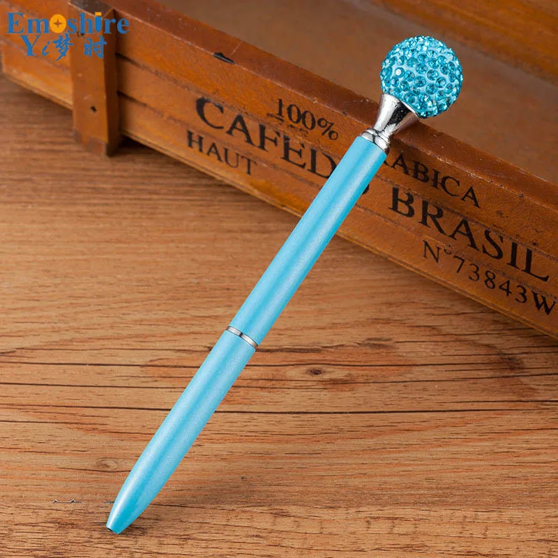 Новый творческий большой Цвет diamond ball рекламы шариковая ручка высокого класса Diamond ручка Подарочная ручка специальная металлическая