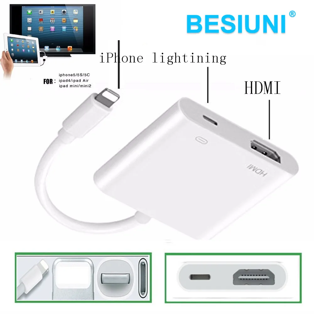 Lighting To Hdmi Hdtv Tv Digital Cable Adapter For Le Lighting To Hdmi Hdtv Tv Digital Cable Adapter For Le