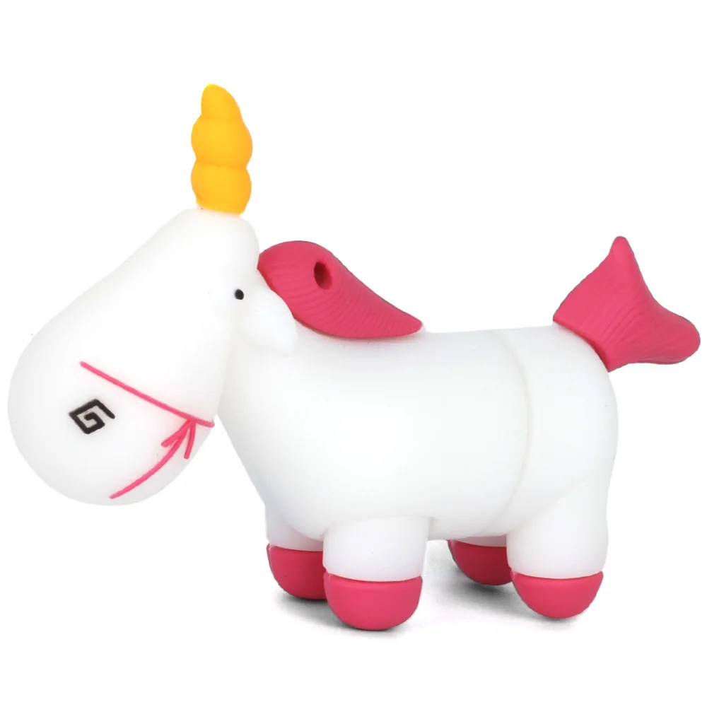 Leizhan Милые силиконовые usb flash drive панда Единорог 4 ГБ 8 16 32 накопитель Memory Stick флэш