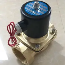 2W-50 Электрический электромагнитный клапан воды, воздуха NC " DC12V DC24V AC110V AC220V
