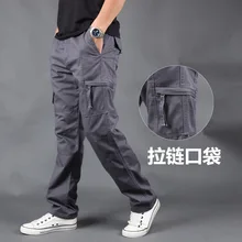 Весенние мужские повседневные брюки мужские брюки комбинезоны мужские удобные мужские прямые брюки носить