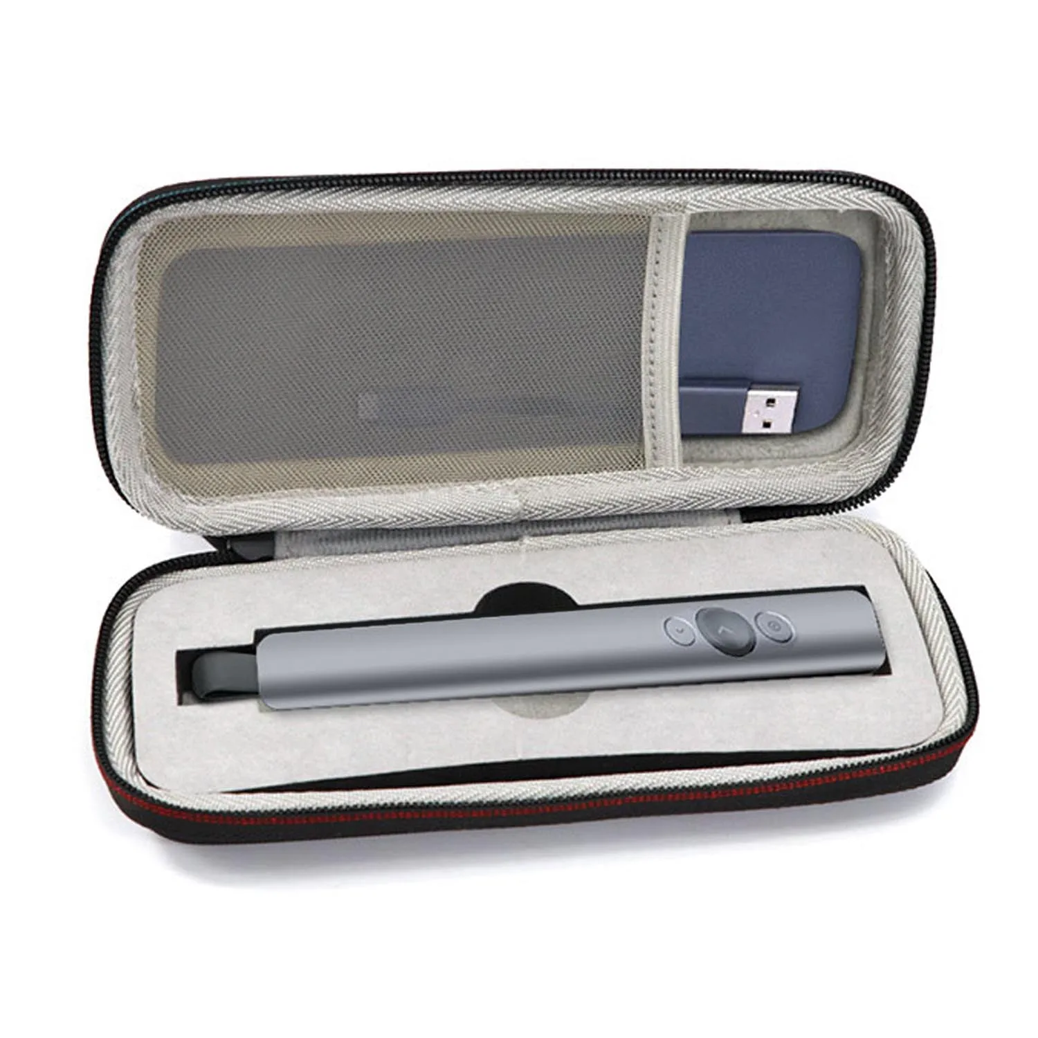 

Besegad EVA Hard Travel Carrying Case Protective Box Bag with Hand Strap for Logitech Spotlight Bluetooth Presentation Remote
