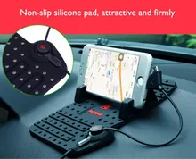 Luxury Car Dashboard Mobile Phone Charger Dock Stand Holder For Sony Xperia X XA XA Ultra Car Holder Dock Charger Cable