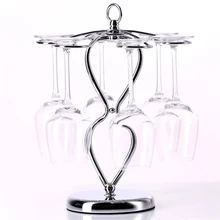 Современная подвесная стойка для вина, держатель для шампанского, держатель для бокалов из кованого железа, стойка для винного бара, стеклянная подставка для стаканов KC1282