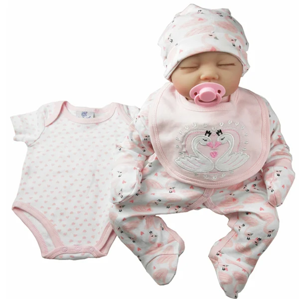 Новорожденных комплекты одежды для маленьких девочек хлопок для малышей спортивный костюм - Цвет: 0805002