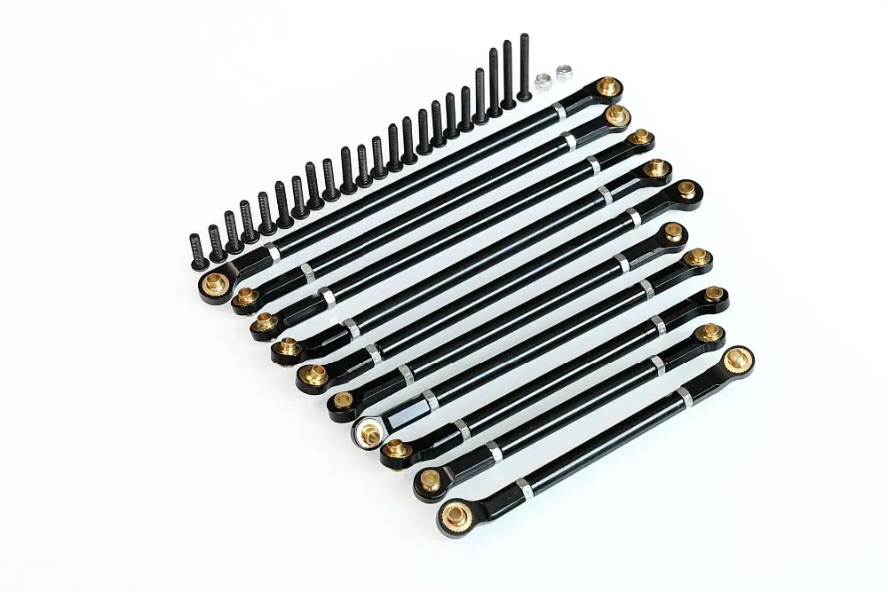 Buy alloy STEEL FULL( FRONT+REAR) ROD LINK WITH ALUM