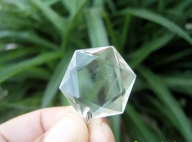 4 редких прозрачный кварц камень кристалл резьба искусство Шесть звезд