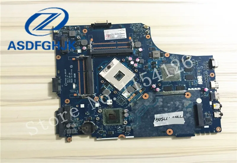 Оригинальная материнская плата для ноутбука MBRCZ02002 P7YE0 LA-6911P ACER Aspire 7750 7750G Pga989 DDR3 Hm65