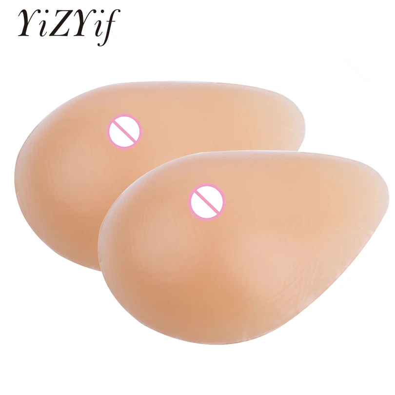 

YiZYiF Silicone Fake Breast Bra fake nipple Cover Ladies False Boobs Soft Shaped Breast Form Mastectomy Prosthesis Breast Pad