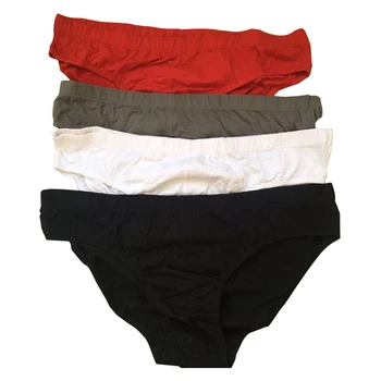 

Mens Cotton Underwear Brief Shorts Soft Breathable Underpants Pouch New Men's Thong Briefs Solid Bulge Pounch G-string