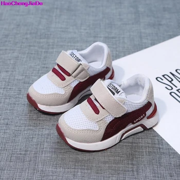 

HaoChengJiaDe Kids Boys Shoes Girls Sneakers New Spring Net Breathable Sport Running Baby Boys Shoes Soft Outdoor Travel Shoes