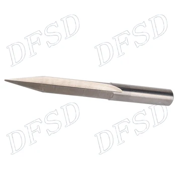 

25 Degree 0.4mmx6mm Straight Slot Sticker Engraving Tool Router Bits For Metal