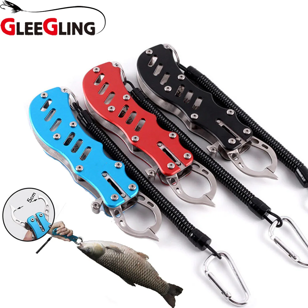 GLEEGLING Portable Fish Grip Fishing Tackle Set 5.5x19.8cm Fish