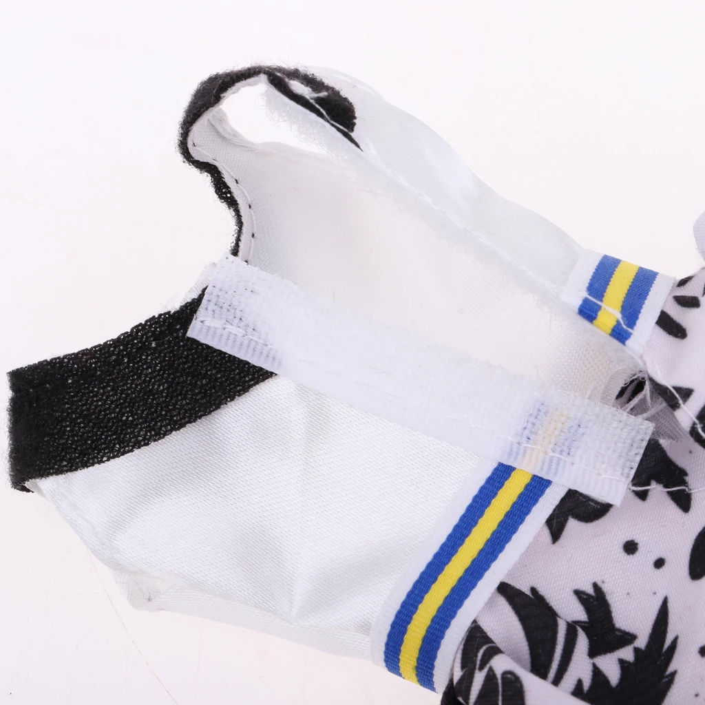Casual Sleeveless Dress Black And White Mixed Color Dress For  Dolls 30cm Fashionable Dress For Dolls