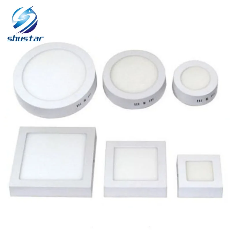 

1pcs Dimmable/No-dimmable 6W 12W 18W Led panel light SMD 2835 square/round Led downlight AC110V-240V 3 years warranty