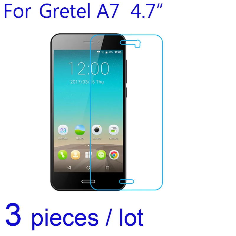 3 шт./лот Защитная пленка для экрана телефона Gretel A7 Mobile lcd мягкая прозрачная/матовая/нано Противоударная защитная пленка