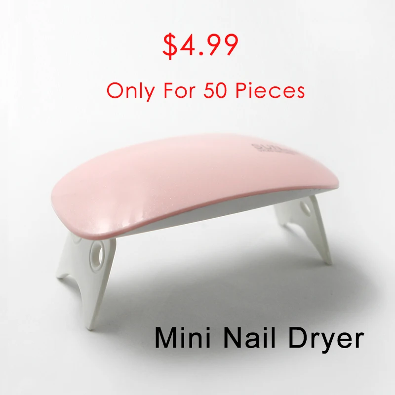 

Mini Nail Dryer 6W USB DC 12V Time Set 45/60 seconds Gel Nail Polish LED Portable Manicure Machine Salon Tool UV Lamp