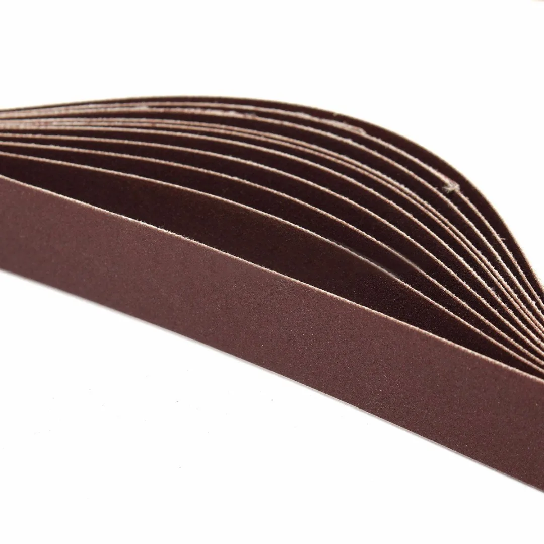 10pcs New 760mm*25mm Abrasive Sanding Belts for Rexon Clarke 80 Grit~600 Grit