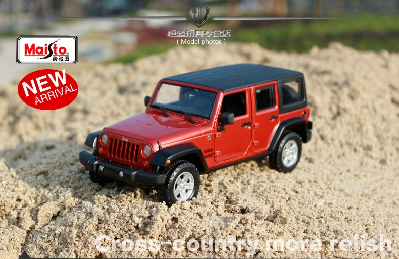 Maisto 1:24 Jeep Wrangler Jeep беговые автомобилей SUV литая модель модели автомобиля игрушки для детей Подарки в коробке