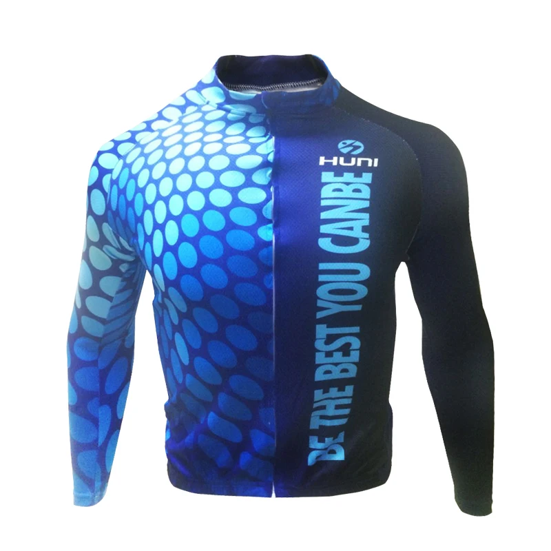 

DONEN Blue long sleeve bike wear Winter Thermal Cycling Jersey/Jacket Long Sleeve Clothing Bike Bicycle Wear Ciclismo Ropa