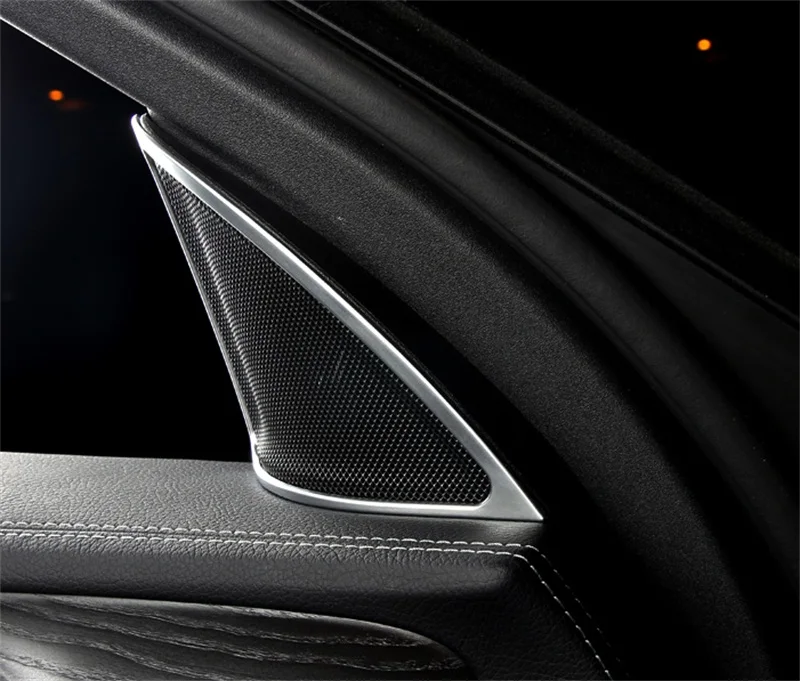 Автомобильный Стайлинг дверной динамик декоративная накладка наклейка для Mercedes Benz E Class w213- салона авто аксессуары
