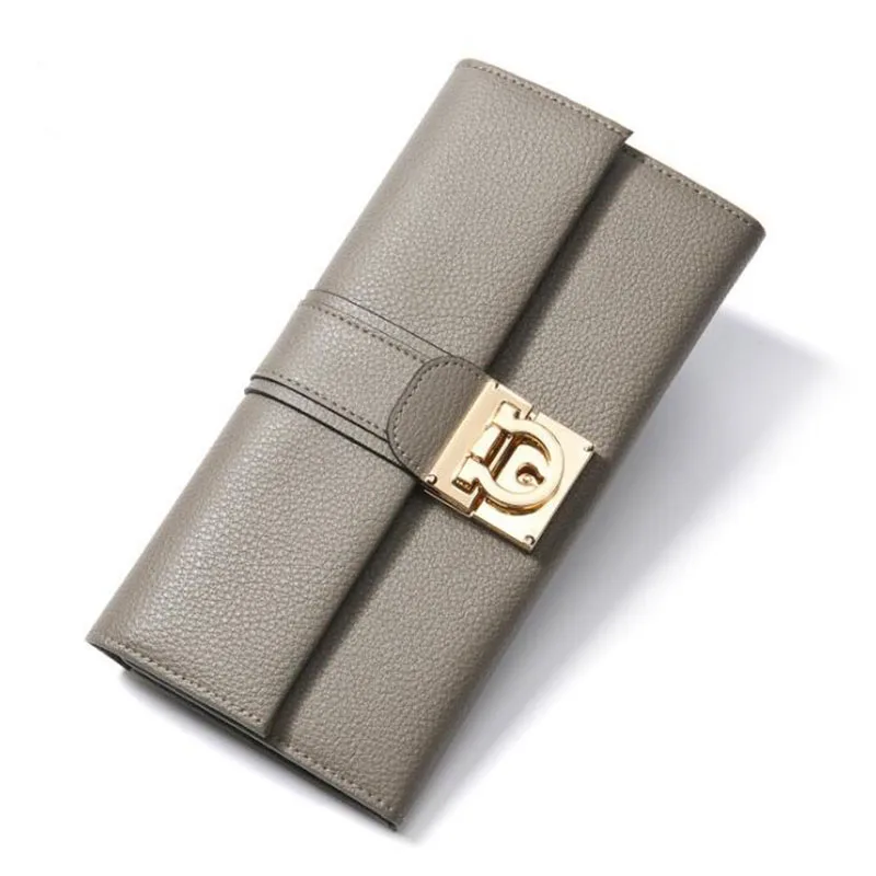

2017 wallet women luxury brand genuine leather card holder long wallets female coin purse money phone Clutch for Ladies WT003