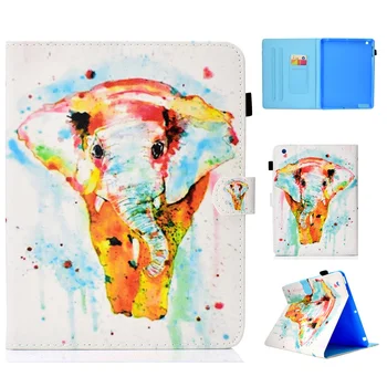 

Slim TPU Leather Case for iPad air1/air2 Multi Pattern Painted Tablet Case Funda for iPhone 5 6 8 Smart Cartoon Cover