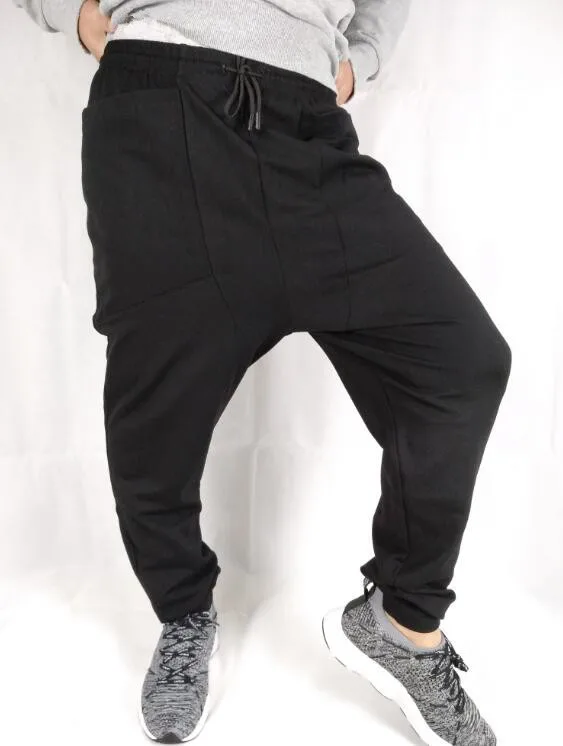 dark grey baggy pants