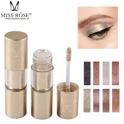 MISS ROSE Новинка 2019 года подводка для глаз Shimmer теплый цвет водостойкий Shine Eye Single Shadow Liquid голый макияж Shadow TSLM2