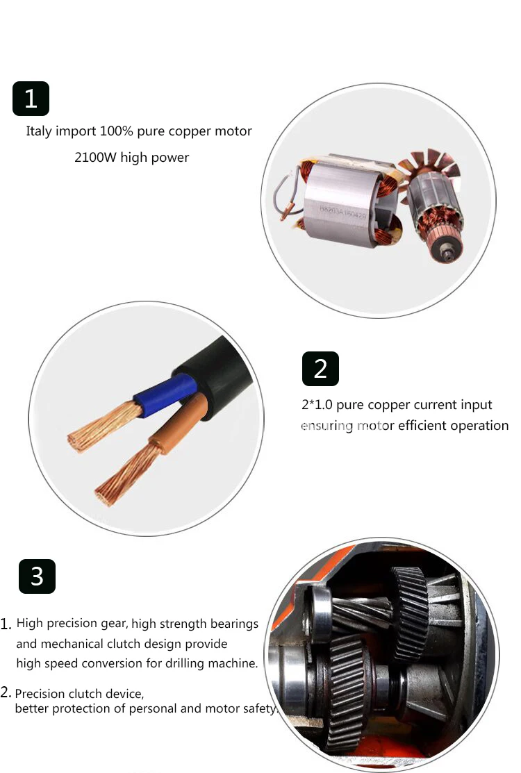 160B 220 V 2100 W напольное настенное сверло с электрическим сердечником машина портативный сверхмощный кирпичный бетон вода влажное ядро ручной