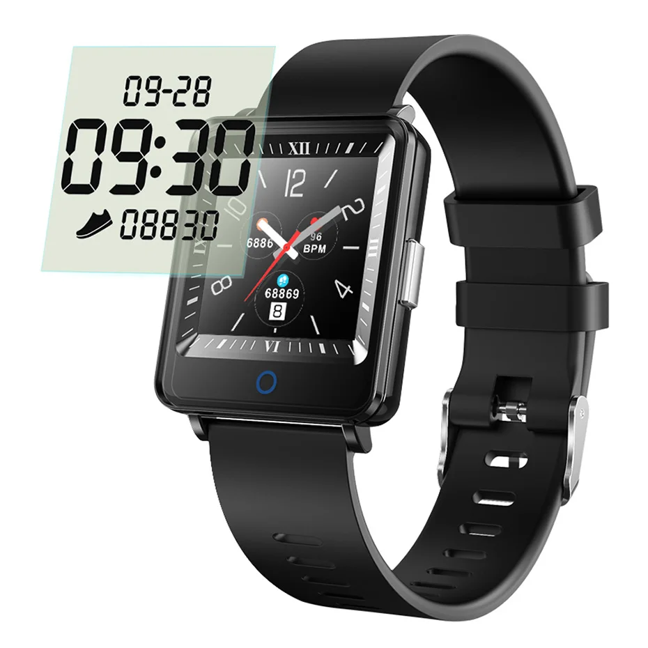 

CV16 Dual Screen Bluetooth 4.0 Smart Watch Men IP67 Waterproof Fitness Activity Tracker Sports Smartwatch For Android IOS Phone