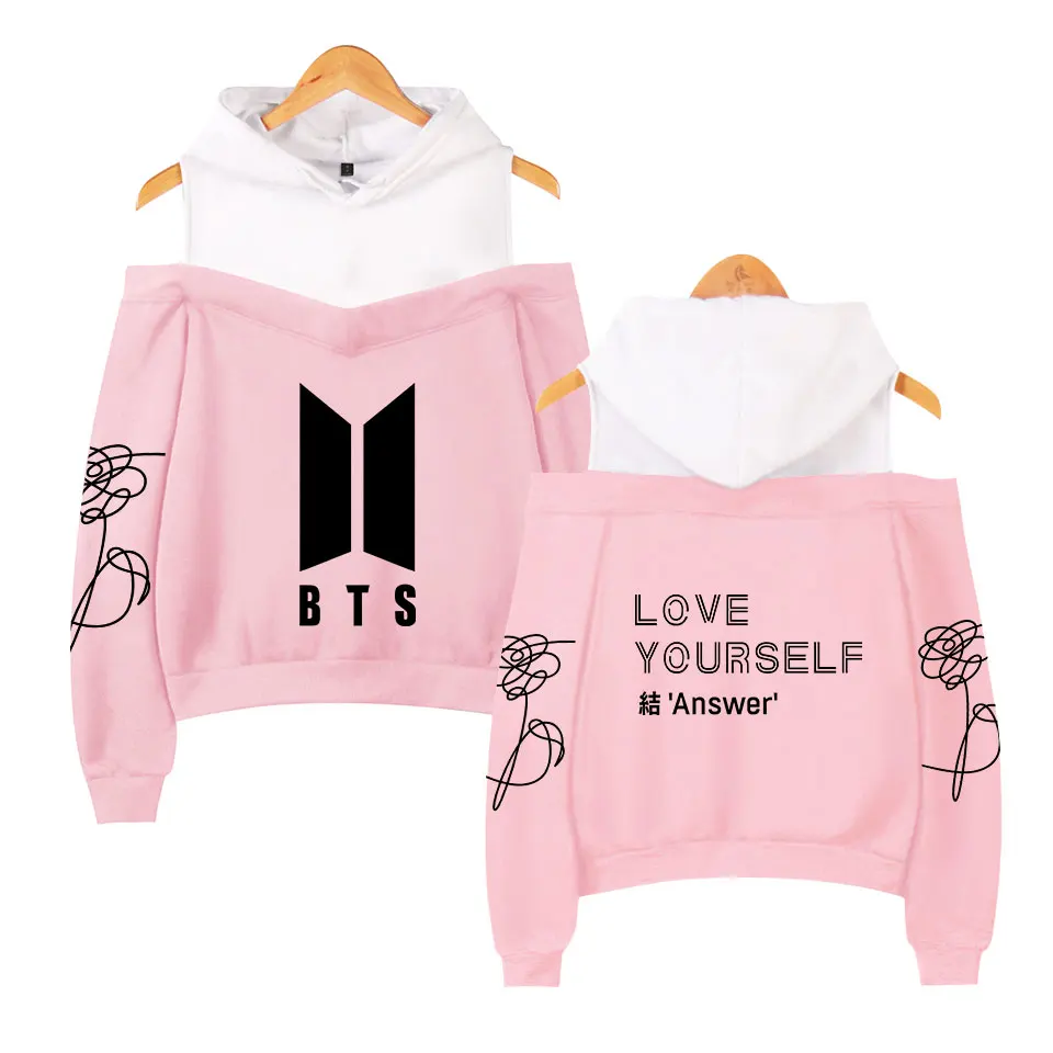 2019 BTS Idol альбом Love Yourself ответ Модные женские Bangtan мальчики с капюшоном открытыми
