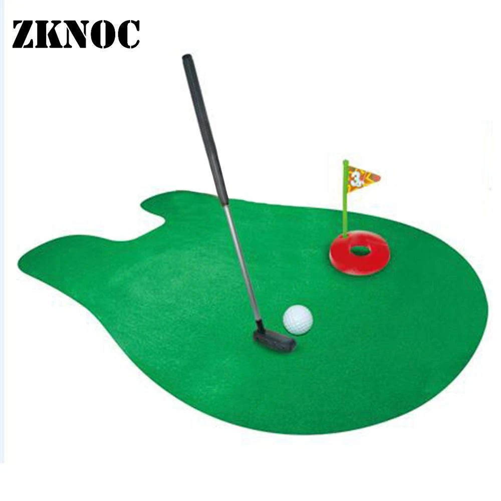 トイレミニゴルフトイレパターゲームミニゴルフセットトイレゴルフパッティンググリーンノベルティゲームおもちゃギフト浴室製品 Bathroom Accessories Sets Aliexpress
