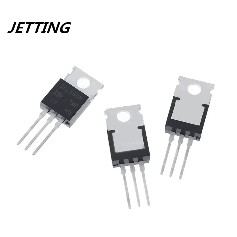 10Pcs MOS Field effect transistor  New IRL540 IRL540N power MOSFET TO-220