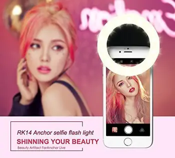 

Third Generation Upgrade Ring Light for Camera [Rechargable Battery]Selfie LED