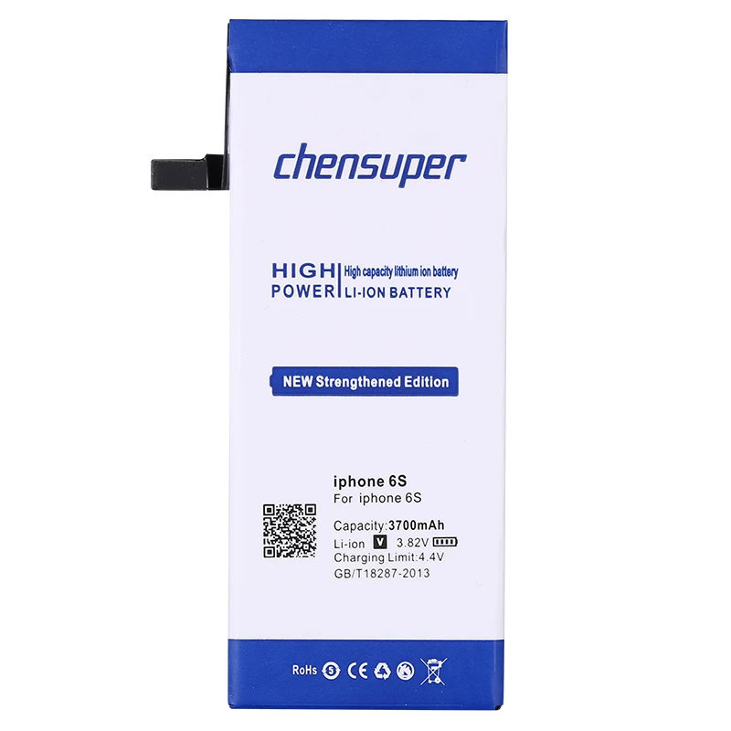 Chensuper Высокое качество новейший 3700 mAh аккумулятор высокой емкости для iphone 6s 4,7 дюймов для iphone 6s