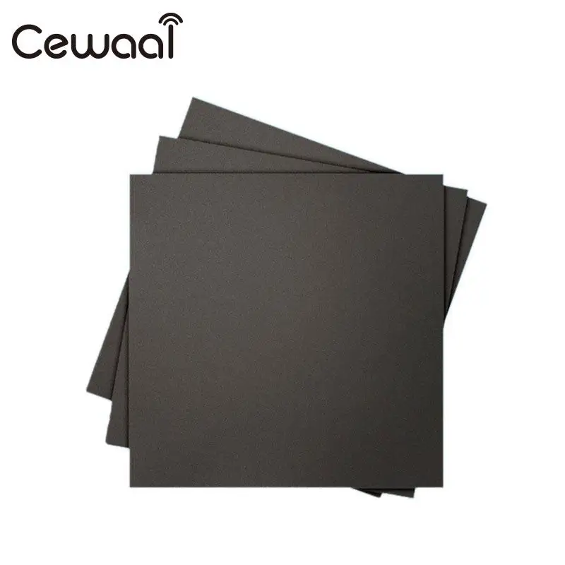 

CEWAAL 3D Printer Parts 200/214/220mm Heat Heated bed Sticker Black High Temperature Resistance 3D Printer Sticker Reprap Bed