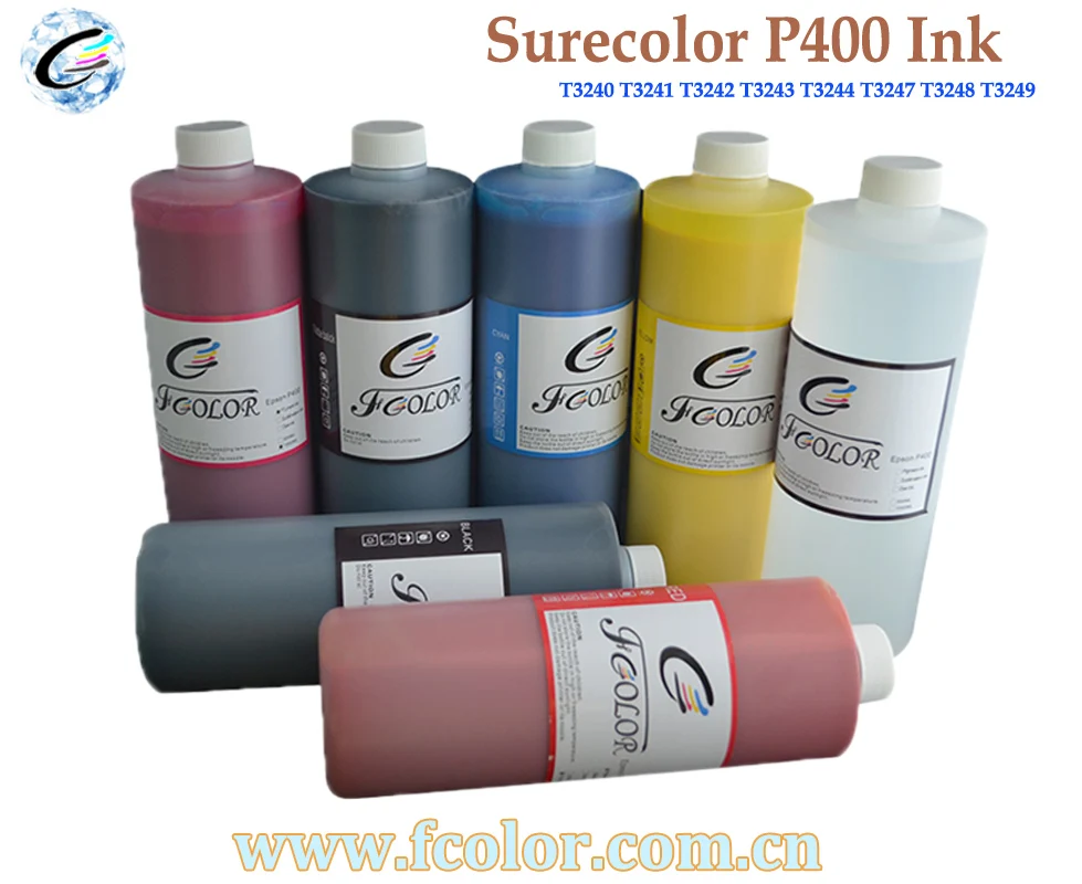 T3240-9 إعادة الملء خرطوشة كيبك ل SC-P400 الحبر نظام العمل على Surecolor P400 طابعة عبوة الحبر مجموعات