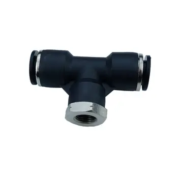 

3pcs 3/8" OD * 1/8" Female NPT Air Pneumatic Push In Fitting Female Branch Tee PTF3/8-N01