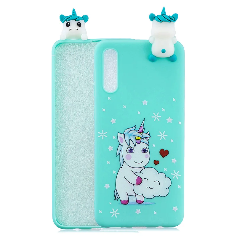 3D Cute cartoon doll silicone case for Samsung galaxy A50 SM-A505 cases soft tpu back cover fundas hoesje coque etui kryt tok | Мобильные
