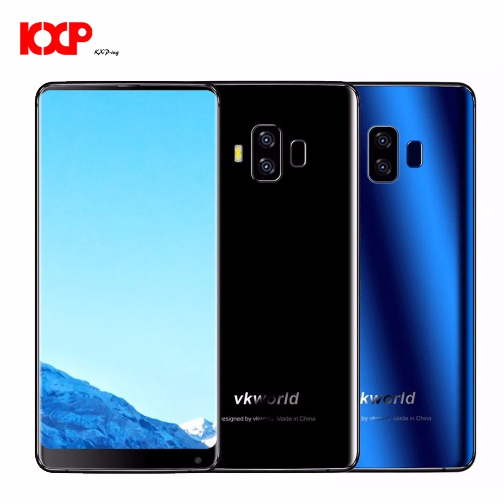 4G VKworld S8 Android 7.0 MTK6750T 4GB+64GB Smartphone 16MP+13MP Cameras Mobile Phones Fingerprint 5500mAh 5.99 inch Full Screen | Мобильные